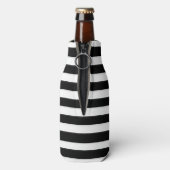 Gouden Anker op Strepen Bottle Cooler (Fles Achterkant)
