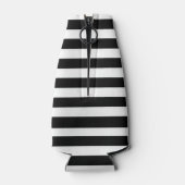 Gouden Anker op Strepen Bottle Cooler (Achterkant)