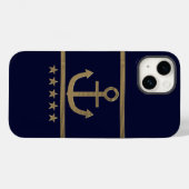 Gouden anker, symbolen van de liefde . Case-Mate iPhone case (Achterkant (horizontaal))