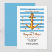 Gouden Anker Uitnodiging (Voorkant / Achterkant)