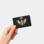 Gouden Ankh met Vleugels Badge (Handheld)