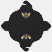 Gouden Ankh met vleugels Bedankdoosjes (Ongevouwen)