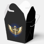 Gouden Ankh met vleugels Bedankdoosjes (Open)