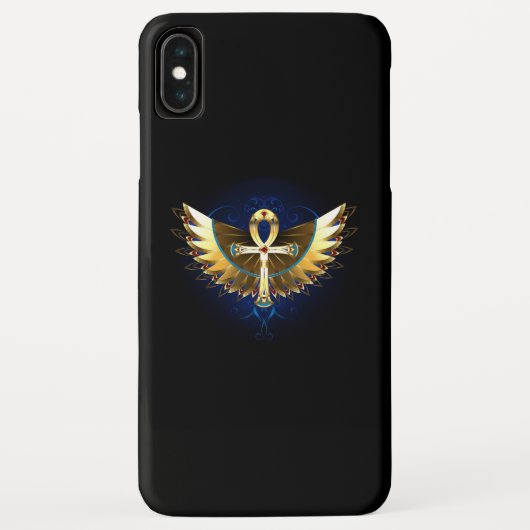 Gouden Ankh met vleugels Case-Mate iPhone Case (Achterkant)