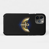 Gouden Ankh met Vleugels Case-Mate iPhone Case (Achterkant (horizontaal))