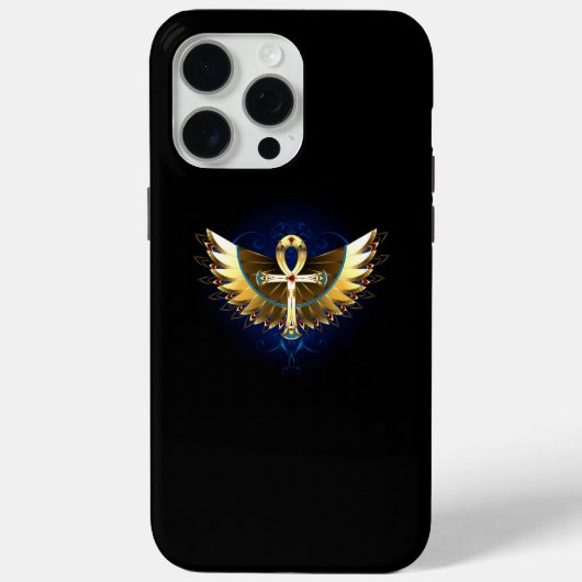 Gouden Ankh met Vleugels Case-Mate iPhone Case (Achterkant)