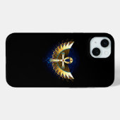 Gouden Ankh met vleugels Case-Mate iPhone Case (Achterkant (horizontaal))