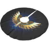 Gouden Ankh met vleugels Kerstboom Rok (Gekanteld)