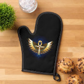 Gouden Ankh met Vleugels Ovenwant (Top down)