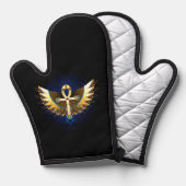 Gouden Ankh met Vleugels Ovenwant (Voorkant / Achterkant)