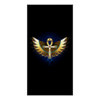 Gouden Ankh met Vleugels