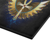 Gouden Ankh met vleugels Snijplank (Hoek)