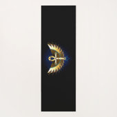 Gouden Ankh met vleugels Yogamat (Achterkant)