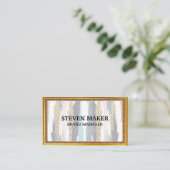 Gouden Antieke Rand | Boho Design Visitekaartje (Staand voorkant)