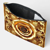 Gouden Antieke Roos Rand Etui (Open)