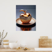 Gouden Appel Elegante Decoratie Cadeau Voor Thuis (Keuken)