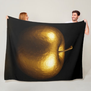 gouden appel fleece deken