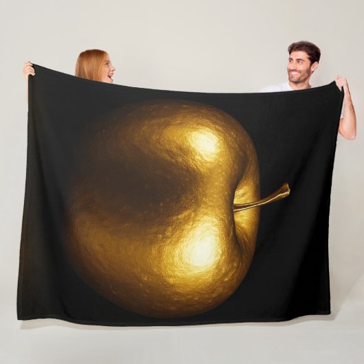 gouden appel fleece deken (In situ)