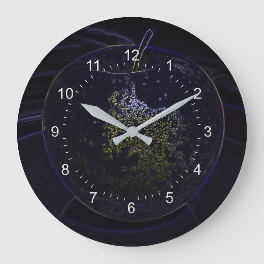 gouden appel grote klok (Voorkant)