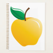 Gouden appel helder geel fruit planner (Voorkant)
