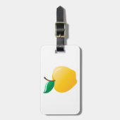 Gouden appel heldergeel fruit bagagelabel (Voorkant verticaal)