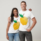 Gouden appel heldergeel fruit t-shirt (Unisex)