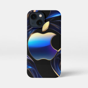 Gouden Appel Luxe ✨ Metallic Vloeibare Lintjes Ele iPhone 13 Mini Hoesje