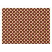 Gouden appel op rood tafelkleed (Voorkant (Horizontaal))