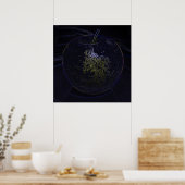 gouden appel poster (Keuken)
