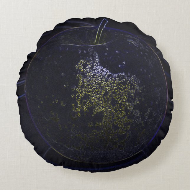 gouden appel rond kussen (Voorkant)