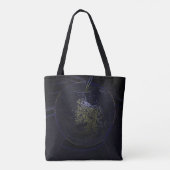 gouden appel tote bag (Achterkant)