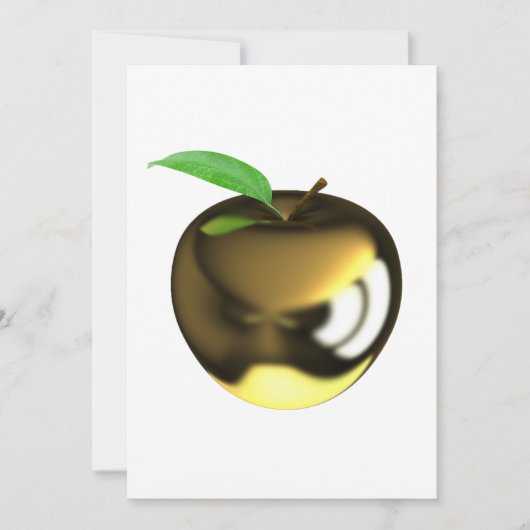 Gouden Appel Uitnodigingen (Voorkant)