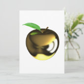 Gouden Appel Uitnodigingen (Staand voorkant)