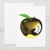 Gouden Appel Uitnodigingen (Voorkant / Achterkant)