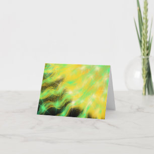 Gouden Aqua Starburst Moderne Christelijke Kunstsc Kaart