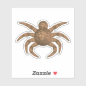 Gouden arachnide symbool sticker (Vel)
