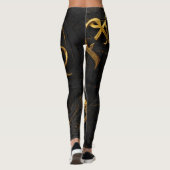 Gouden Arcane-symbool Leggings (Achterkant)
