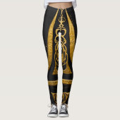 Gouden Arcane-symbool Leggings (Voorkant)