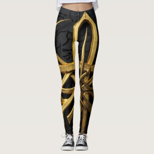 Gouden Arcane-symbool Leggings