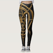 Gouden Arcane-symbool Leggings (Voorkant)