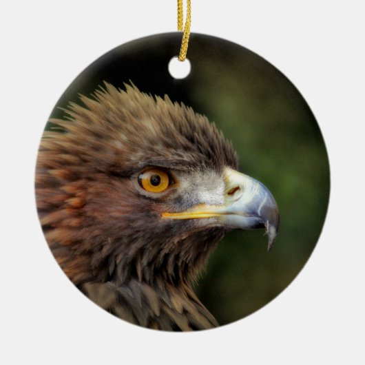 gouden arend keramisch ornament (Voorkant)