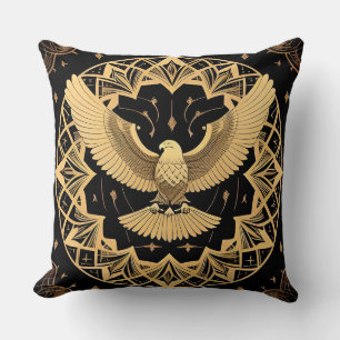 🦅 Gouden Arend Kunstcadeau Voor Ontwerp Liefhebbe Kussen