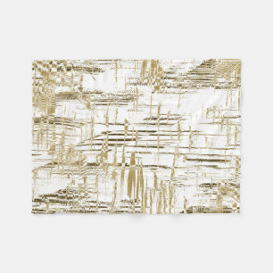 Gouden Art deco Fleece Deken
