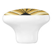 Gouden Art Deco Ontwerp Keramische Knop (Zijkant)