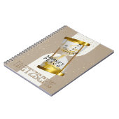 Gouden Art Nouveau Introvert Filosofie citaat Notitieboek (Linkerzijde)