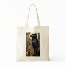 Gouden Art Nouveau Kattenliefhebber