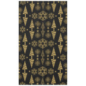 Gouden Art Nouveau Kerstmis Decoratief Tafelkleed (Voorkant)