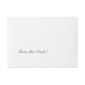 Gouden Assepoester Koets Feest Wrap Around Labels Omwikkelbaar Adreslabel (Voorkant)