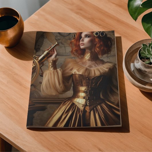 Gouden Astronomer Steampunk Victoriaans Decoupage Tissuepapier