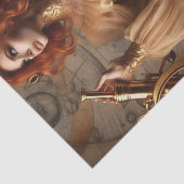 Gouden Astronoom Steampunk Victoriaans Decoupage Tissuepapier (Detail)